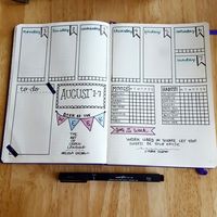 Simple good start weekly layout