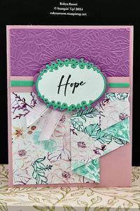 Drapery Fold Technique with the Unbounded Love Bundle by Stampin' Up!