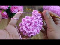 crochet beautiful flower easy knitting for beginners #crochet #knitting - YouTube