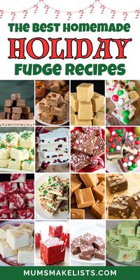 Discover must-try Christmas fudge recipes that are as festive as they are delicious! With holiday flavors like peppermint fudge and white chocolate fudge, these treats are sure to be a hit. Add them to your holiday dessert table, share with friends, or enjoy as a cozy treat at home this Christmas. Christmas Candy Easy Recipes, December Dessert Ideas, Christmas Cookie Fudge, Easy Xmas Candy Recipes