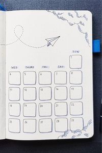 If you're changing up your theme for the month, check out these awesome paper plane themed bullet journal spreads and layouts for inspiration! #bulletjournal #bujo #bujotheme #bujolayout #bujospread