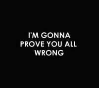 I’m gonna prove you all wrong. I am worth something, I am here for a reason. I will be the true hero of this story, hero of this life. No matter what happens I shall succeed. No matter what, I will do what I have to do. If someone is in my way... they had better prepare their funeral. If someone betrays me... they shall see everything they love burn. I’m going to prove you all wrong. I will win... and I shall get what I desire.