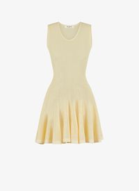 Shop the Alaïa Yellow FISHNET KNIT DRESS for women. Shop the UK store online now and receive free standard shipping.