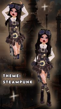 #dresstoimpress #dti #steampunk #fashion #outfit #roblox #steampunkoutfit