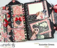 Mon Amour multi tag mini album by Annette #graphic45