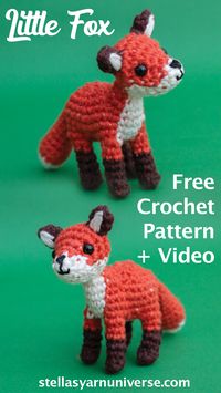 Little Fox Amigurumi - Stella's Yarn Universe