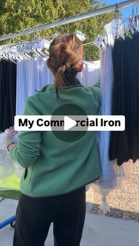 Laundromat Girl on Instagram: "Comment ✨Link✨ if you want to learn more! 

Buying an iron for my laundromat has been a game changer for my business! 🙌🏻"