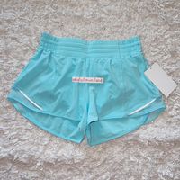 Nwt Lululemon Hotty Hot Hr Short Size 8 2.5” Inseam High Rise Color: Icing Blue Condition: Brand New With Tags Attached No Longer Available