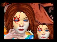 The Sims Resource - Chucky face paint