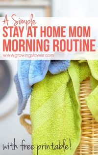 If you are a mom, you know the overwhelmed feeling that can come along with balancing all the demands of motherhood. I never thought I'd be a morning routine person, but this simple  morning routine has completely transformed my days and helped me have so much more peace and productivity! Try this, and before you know it, your house will be in order (at least once a day), you will have time to enjoy your kids, and you’ll still be able to get work done.