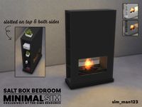 The Sims Resource - Salt Box - Fireplace - Short