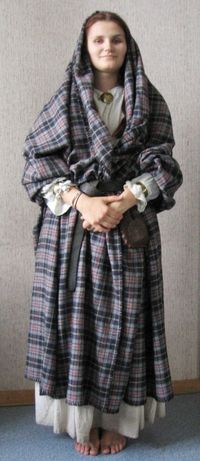 "Arisaid" was the earliest form of women's dress in Scotland. Scythian-Celt connection: plaid