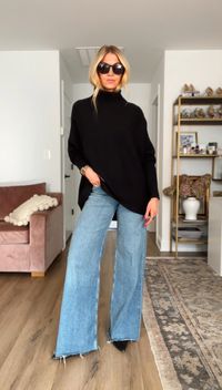 WIDE LEG DENIM OUTFIT IDEAS - Lifestyle Blog by Leanne Barlow