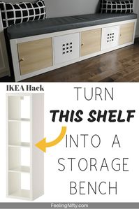 ikea storage bench hack