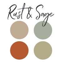 Family Photo Outfits Color Schemes – Rust & Sage