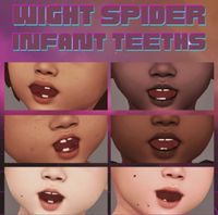 If you're looking for additional infant CAS CC, you might need this Infant Teeths by wightspider! Follow the link to download