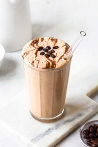 Iced Coffee Breakfast Smoothie (Without Banana) - Cooking With Elo