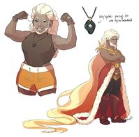 radio-silents: “tonight was DND night so in honor of that here are some drawings of Sherry Without Her Armor ”