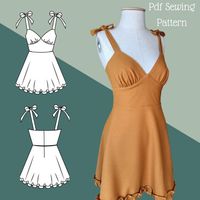 Beginner friendly,well made,trendy and easy to follow with photo instruction pdf sewing patterns