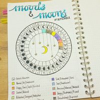 While I was browsing I found layouts inspired by astrology and zodiac. Here is a round-up of astrology and zodiac inspired bullet journal layout ideas.