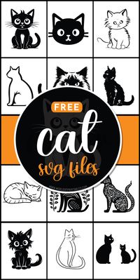 Paws-itively purrfect crafts await with free cat SVG files! Explore adorable designs to add a whisker of charm to your projects. 🐱💕