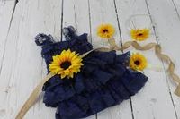 Image result for white navy and sunflower wedding