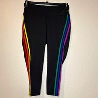 Adidas Pride 3-Stripe Leggings Size 2x Condition: Nwt Measurements: Length: 24” (Inseam) Across: 16.5” Features: No Pockets; Thick Band; Stretch At Waist; Interior Pocket Of Left Back Side Material: 64% Nylon/36% Spandex Clean: Machine Wash Cold Delicate Cycle/Line Dry In The Shade About Me: Non-Smoking Home. I Accept Reasonable Offers. Next Day Shipping. New Items Posted Daily. I Appreciate You Stopping By My Shop! Have A Great Day!