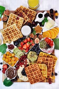 Sweet & Savory Waffle Brunch Board