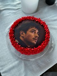 Homemade cake of charles leclerc ❤️