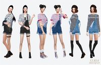 My Sims 4 Blog: Overalls, Accessory Jacket for Females and Ear Muffs for Males & Females by Sims 4 Marigold