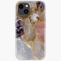 "Rose Quartz, Amethyst, White Geode, Gemstone " iPhone Case for Sale by ilovesbd | Redbubble