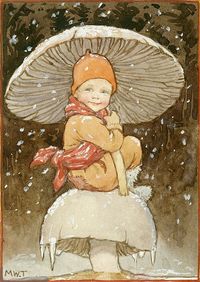 Margaret Tarrant "The Toadstool Brolly (umbrella)" | Flickr