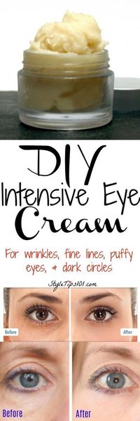 Homemade Intensive Eye Cream