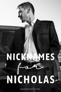 I have collected some of the best nicknames for Nicholas just for you, so you can give your dear person a fresh new name.