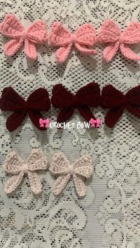 #crochet #diy #bows #pinterest