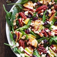 Apple Spinach Salad