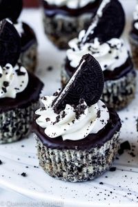 Mini Oreo Cheesecakes