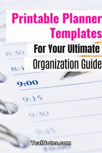 Ready to transform your life with the power of organization? Teal Notes is here to help! Discover our collection of amazing and free Printable Planner Templates for Your Ultimate Organization Guide. Whether you're a beginner or a pro, our useful resources will make your life easier. Download your printable daily planner template for free now and start your journey to a more efficient, productive, and stress-free life. Don't miss out – get organized with Teal Notes today!