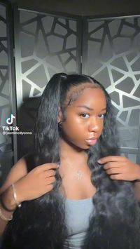 2 ponytail half up half down video