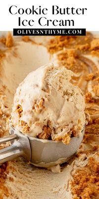 Biscoff ice cream is a creamy, cookie butter ice cream filled with swirls of cookie butter and crushed Lotus Biscoff cookies. Learn how to make Lotus ice cream in a few easy steps with simple ingredients. It’s an easy no churn ice cream recipe everyone will love!