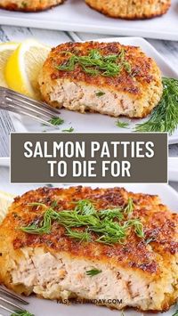 Irresistible Salmon Patties. Just whipped up these mouthwatering… | by Tasty Everyday | Medium