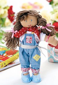 Boho rag doll