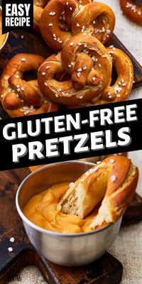 An easy recipe for gluten-free soft pretzels.This gluten-free soft pretzel recipe is made with instant yeast for a fluffy rise and dark brown sugar for a rich taste. A gluten-free take on the classic snack, the pretzels are perfect for game day and beyond.