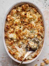 Smoked Gruyere Cauliflower Gratin