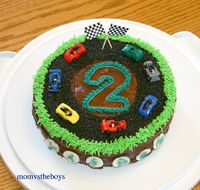 Race Car Birthday Cake Instructions - Mom vs the Boys