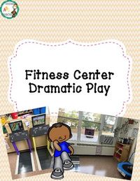 Fitness Center Dramatic Play Pack by Preschool Productions | Teachers Pay Teachers