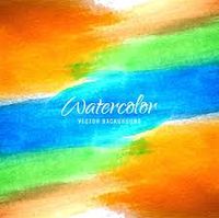 Image result for blue orange green watercolor