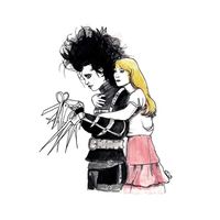 Edward Scissorhands illustration