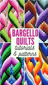 This sewing tutorial will focus on bargello quilt patterns. What is bargello quilting? Bargello quilt patterns appear to use small scraps of fabric, mostly squares and rectangles, placed in such a way that they seem to flow and move across the piece. These quilts are strip-pieced. This means the fabric has been cut into long strips and sewn together in graduated color groups. Afterward, the strips are cut into rows of squares and rectangles that the sewist then stitches together.