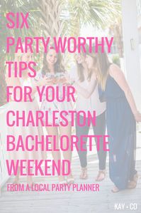 Need some bachelorette party ideas for your Charleston, South Carolina weekend? Look no further - Kay & Co has you covered! Find destination bachelorette party inspiration, Charleston weekend tips, things to do in Charleston, where to eat in Charleston, and other bachelorette, bridesmaid, and wedding ideas on our blog. Click to learn more!